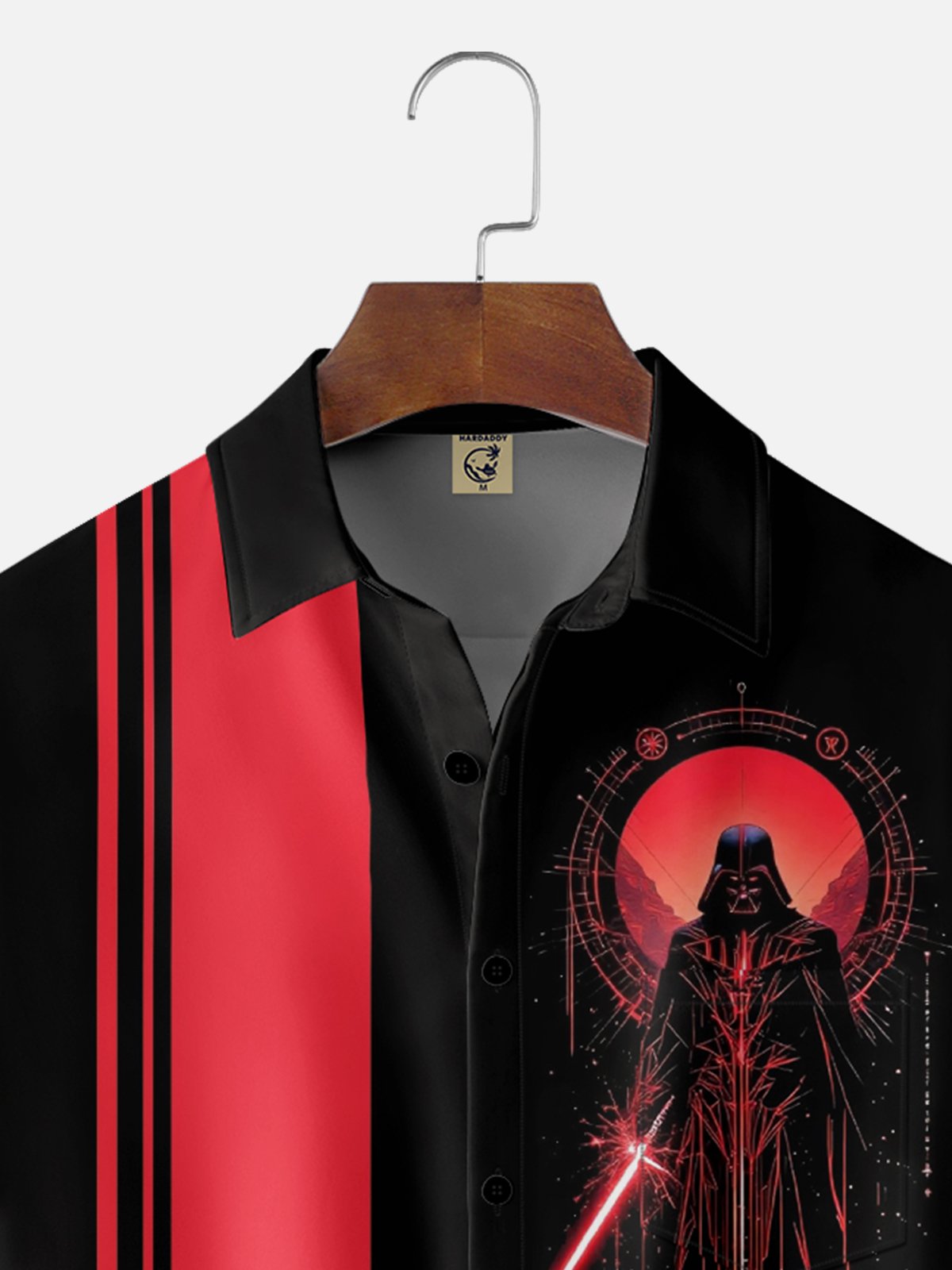 Moisture-wicking Star Universe Chest Pocket Bowling Shirt