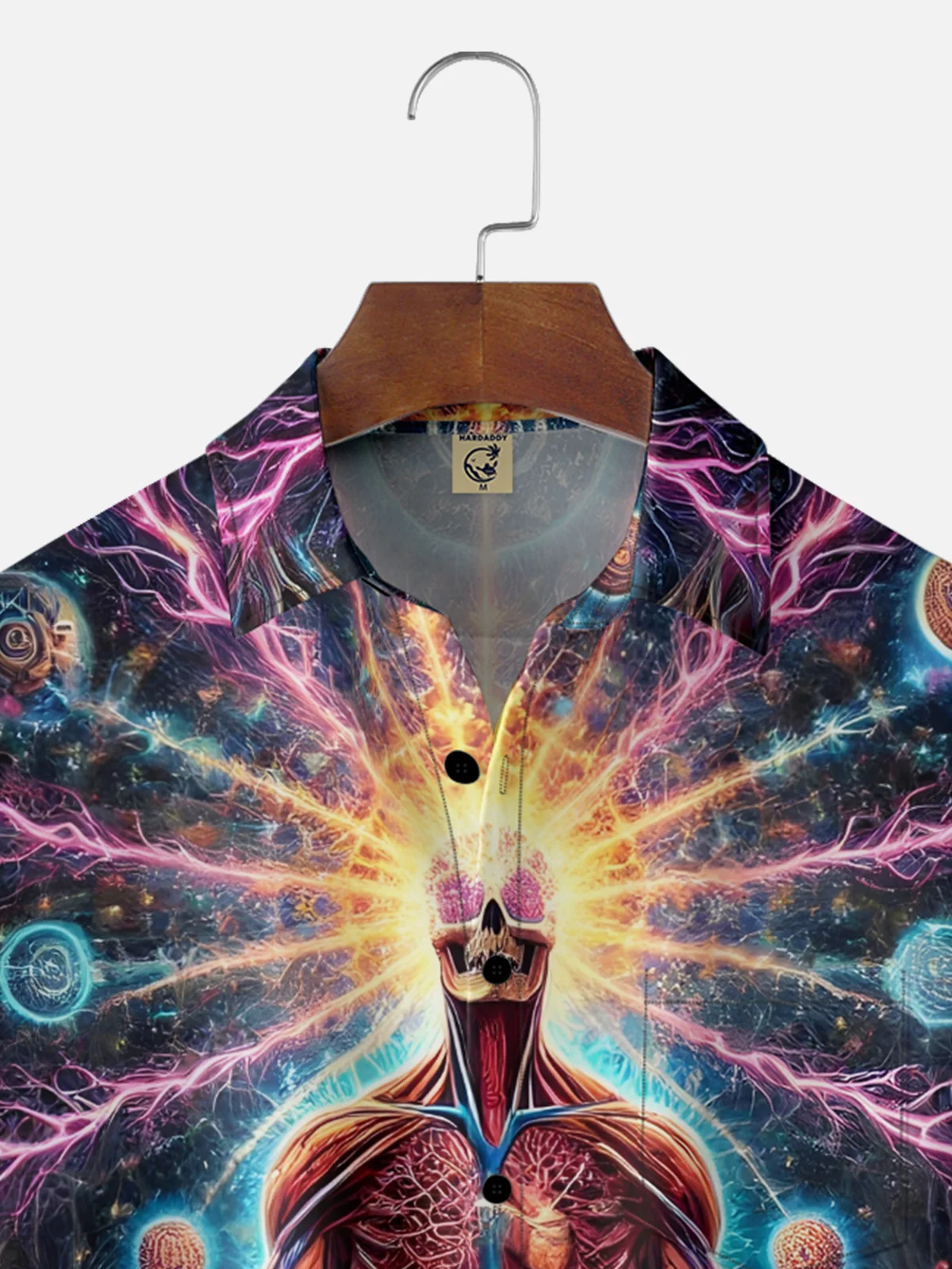 Hardaddy x Yunus Appak Moisture-wicking Magic Figure Abstract Art Chest Pocket Casual Shirt