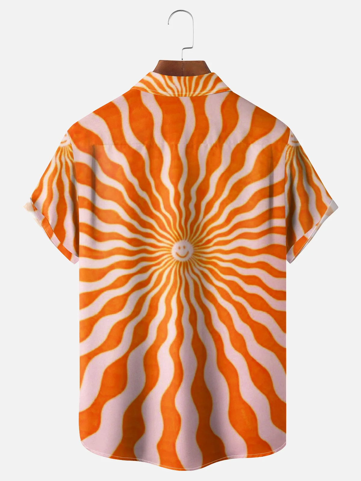 Hardaddy x Yunus Appak Moisture Wicking Artistic Abstract Skull Geometric Chest Pocket Hawaiian Shirt