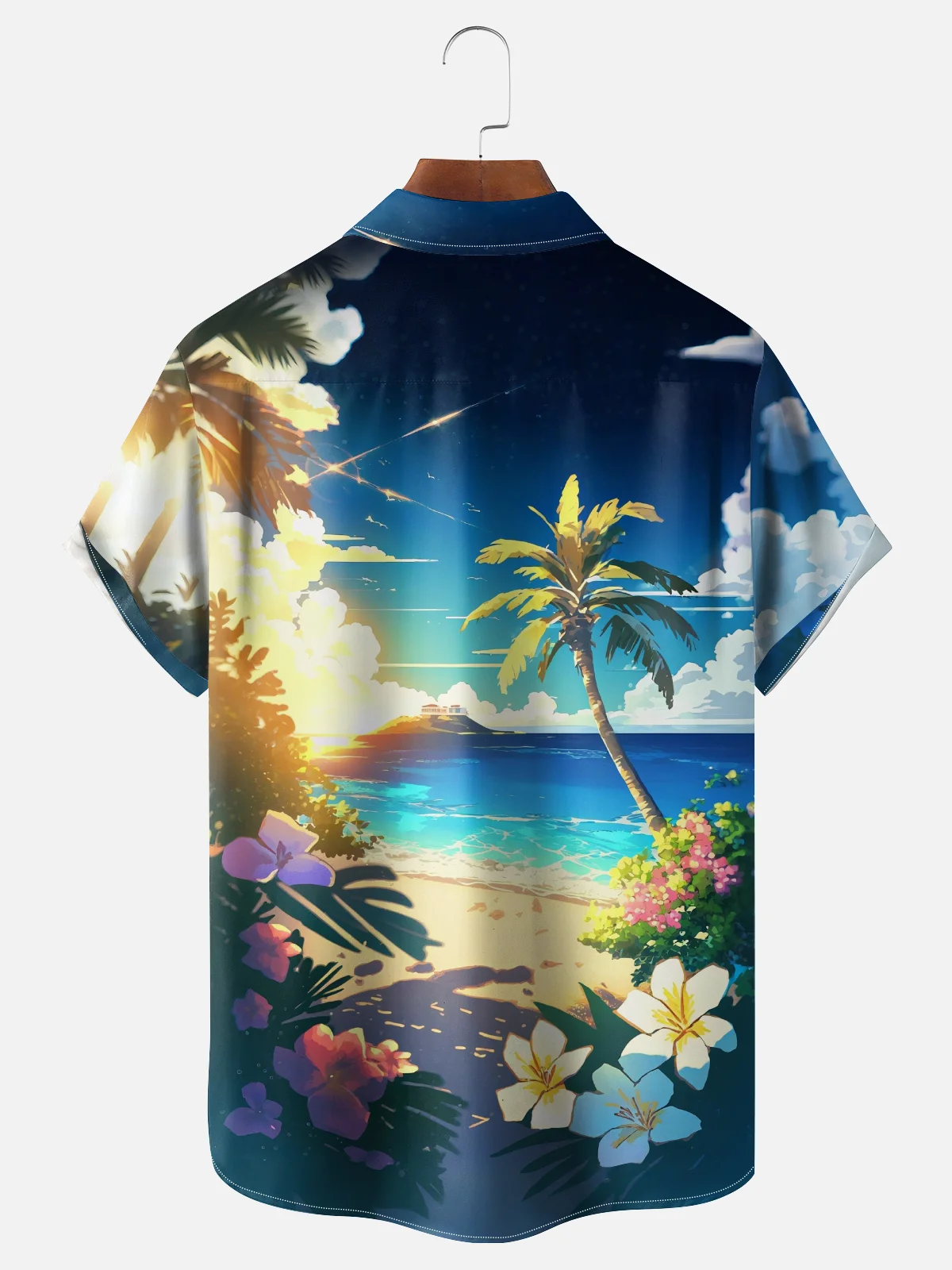 Moisture-wicking Tropical Retirement Get A Life Chest Pocket Hawaiian Shirt