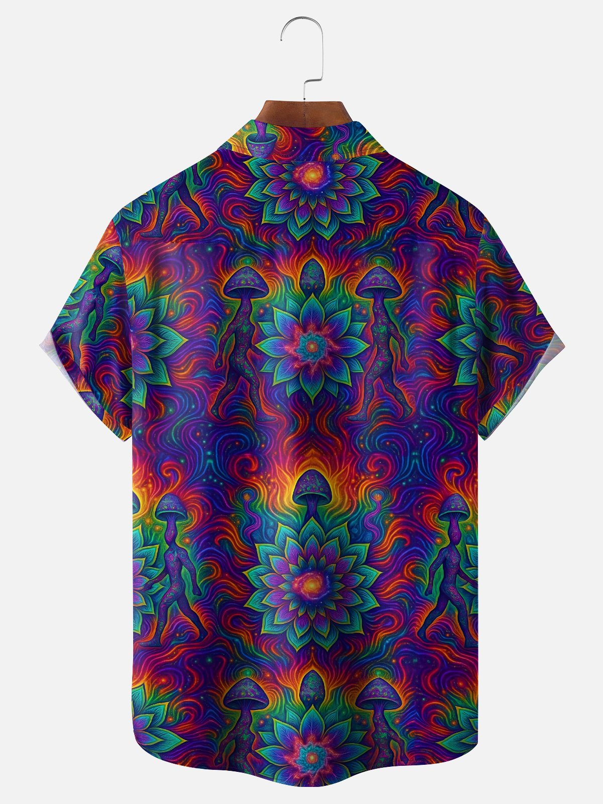 Hardaddy x Yunus Appak Moisture Wicking Abstract Geometric Chest Pocket Hawaiian Shirt