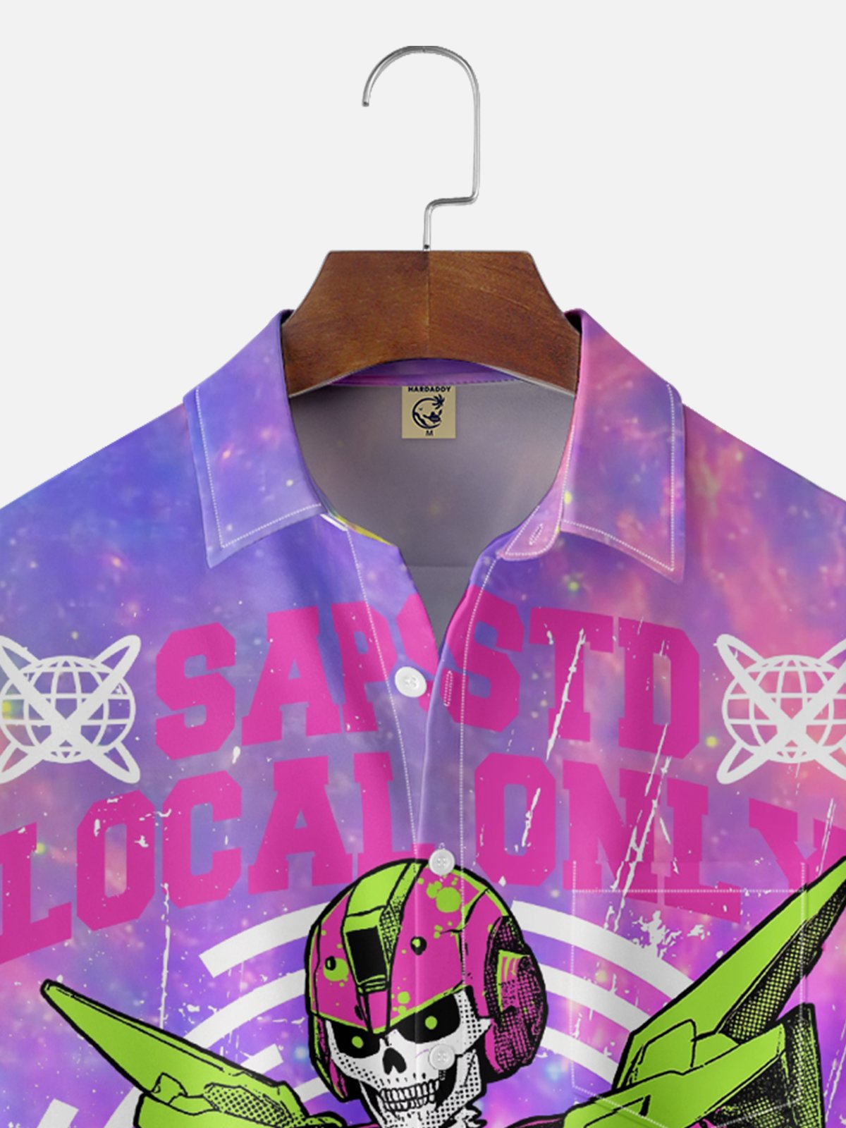 Hardaddy X Muhammad Ilyas Saputro Moisture-wicking Japanese Mecha Gundam Chest Pocket Funky Shirt