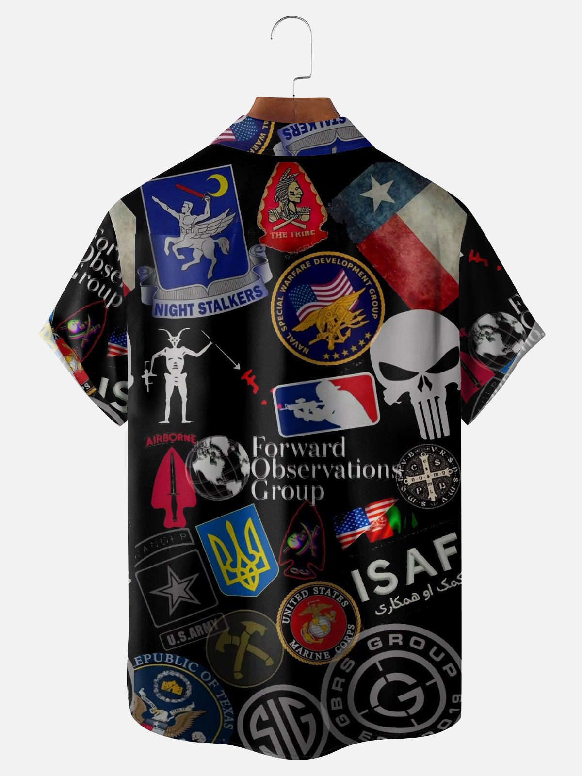 Moisture-Wicking US Army Chest Pocket Hawaiian Shirt