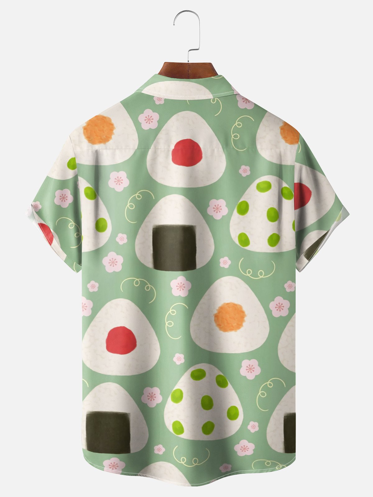 Hardaddy X Kimprut Imut Moisture-wicking Japanese Rice Balls Chest Pocket Resort Shirt