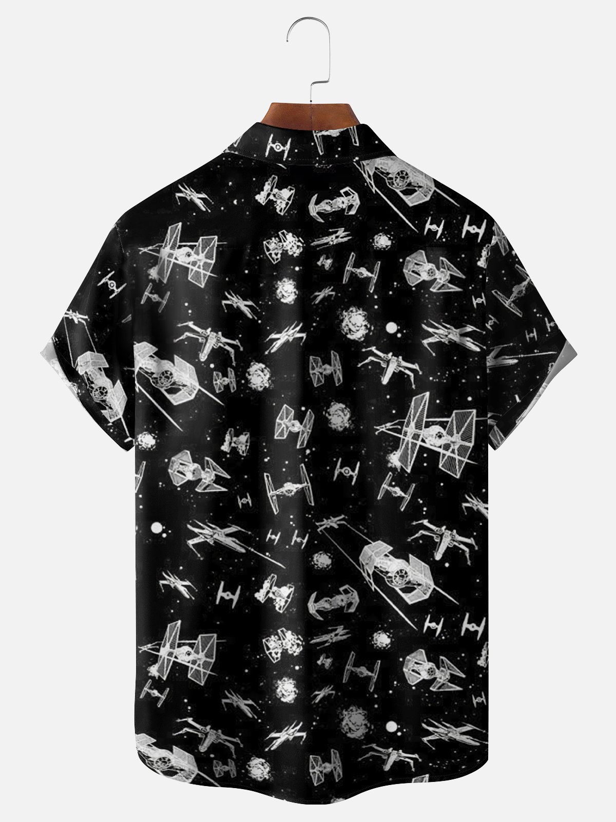 Hardaddy X Contatoeoli Studio Moisture-wicking Star Warrior Playing Guitar Chest Pocket Hawaiian Shirt