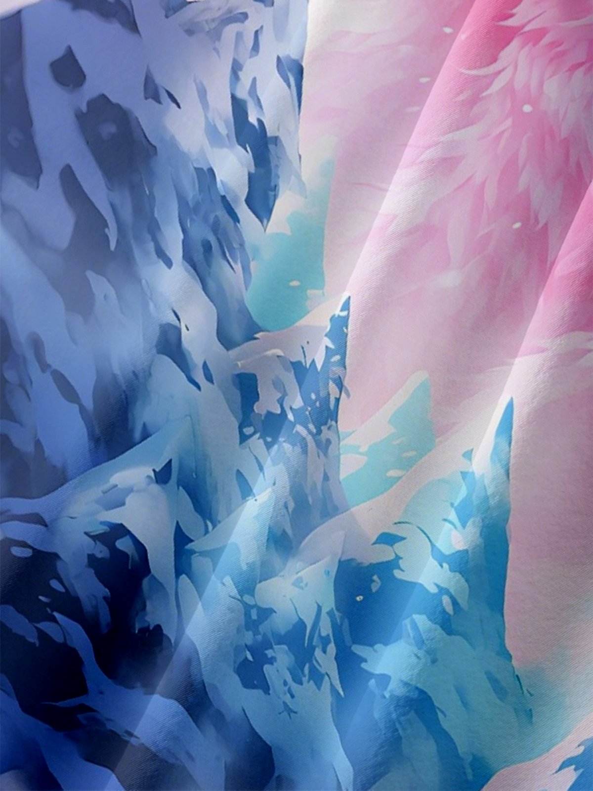 Moisture Wicking Gradient Bigfoot Chest Pocket Hawaiian Shirt