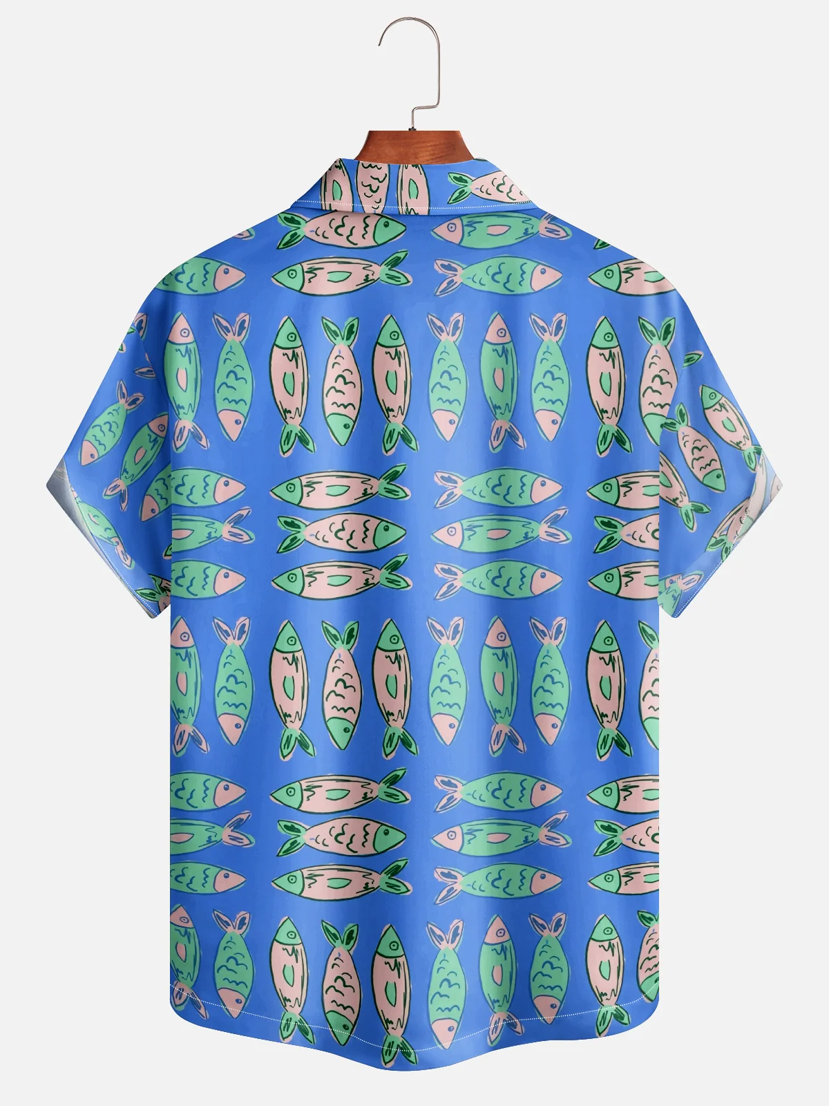 Moisture-wicking Sardine Fish Rosert Camp Shirt