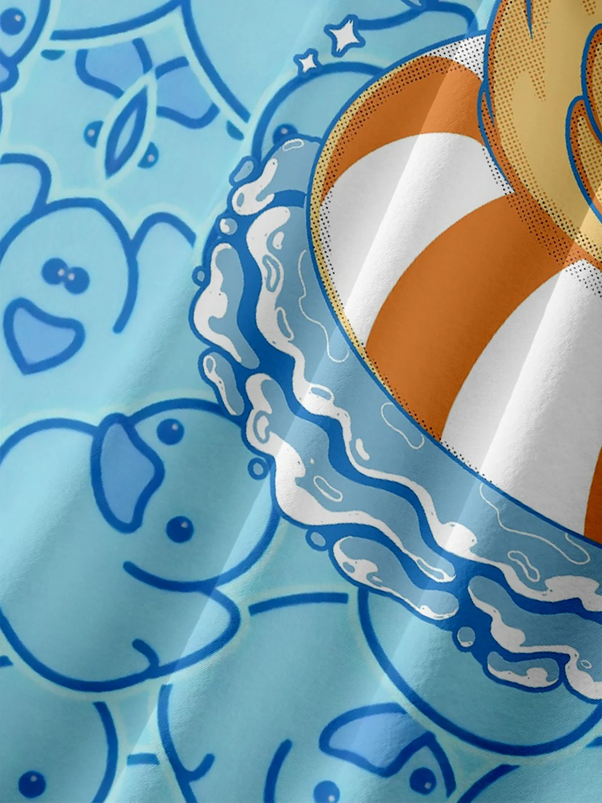 Hardaddy x Contatoeoli Studio Moisture Wicking Duck Chest Pocket Hawaiian Shirt