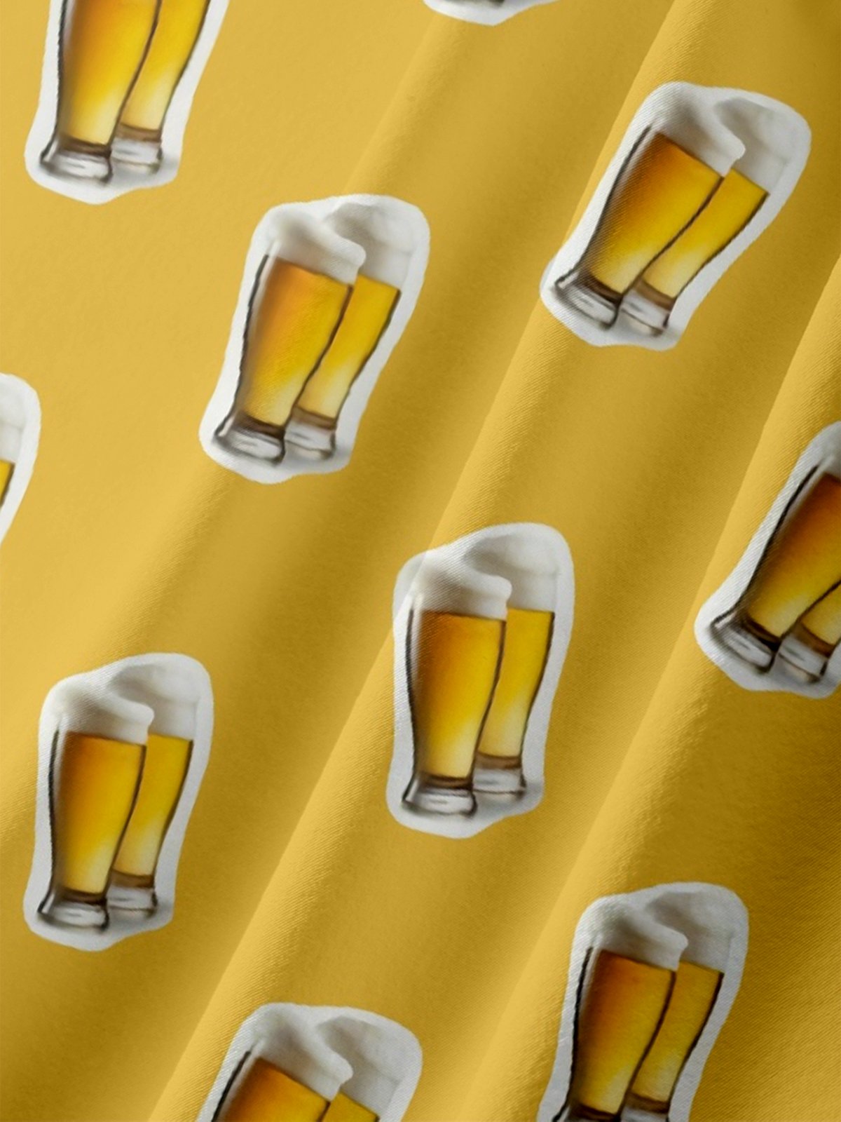 Hardaddy X Coffee Man Moisture Wicking Beer Chest Pocket Hawaiian Shirt