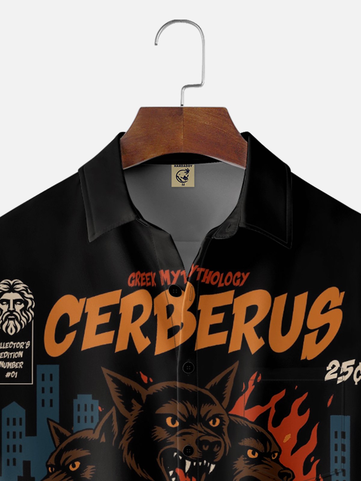 Hardaddy X Contatoeoli Studio Moisture-wicking Triple Teeth Chest Pocket Hawaiian Shirt