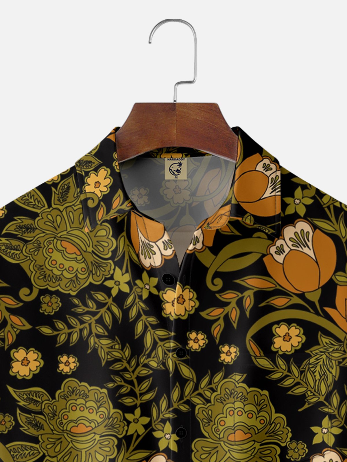 Hardaddy X Ana Cristina Ruiz Leon Ethnic Floral Chest Pocket Hawaiian Shirt