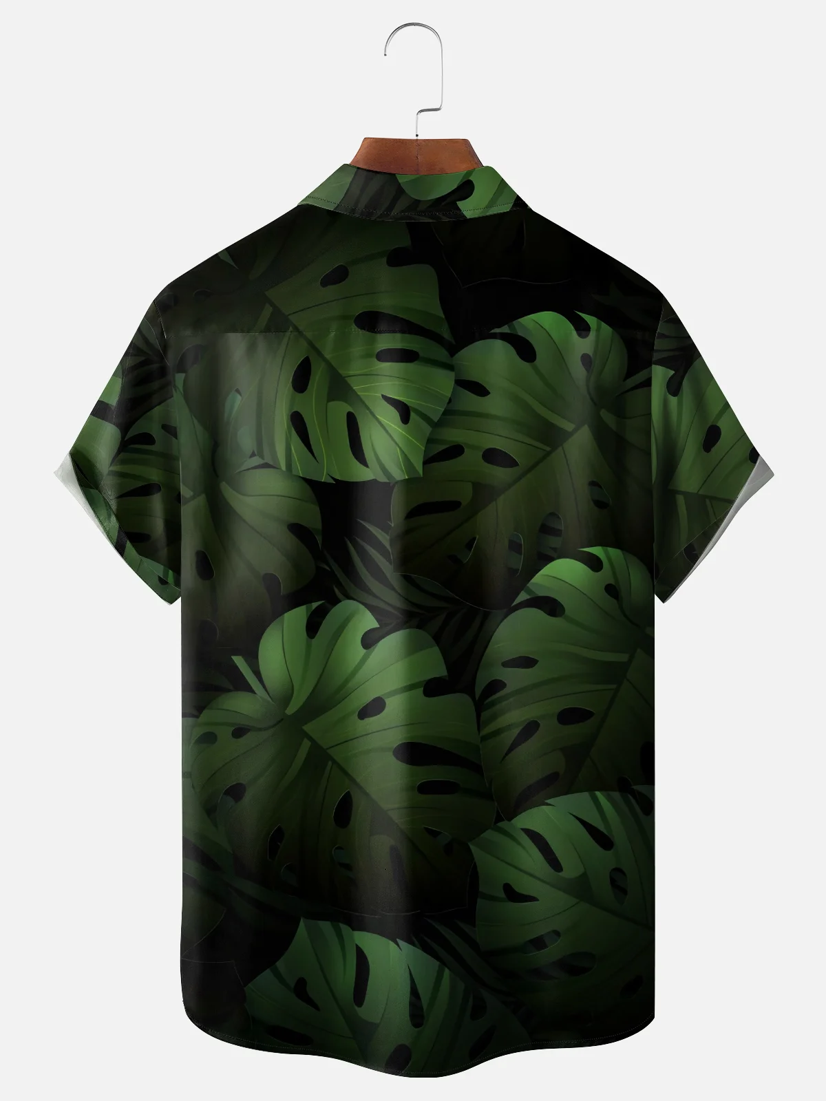 Hardaddy X Kimprut Imut Moisture-wicking Monstera Potted Plants Skull Chest Pocket Hawaiian Shirt