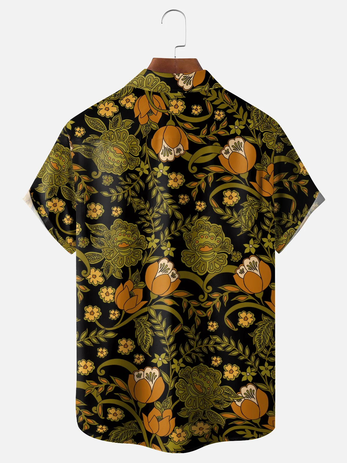 Hardaddy X Ana Cristina Ruiz Leon Ethnic Floral Chest Pocket Hawaiian Shirt