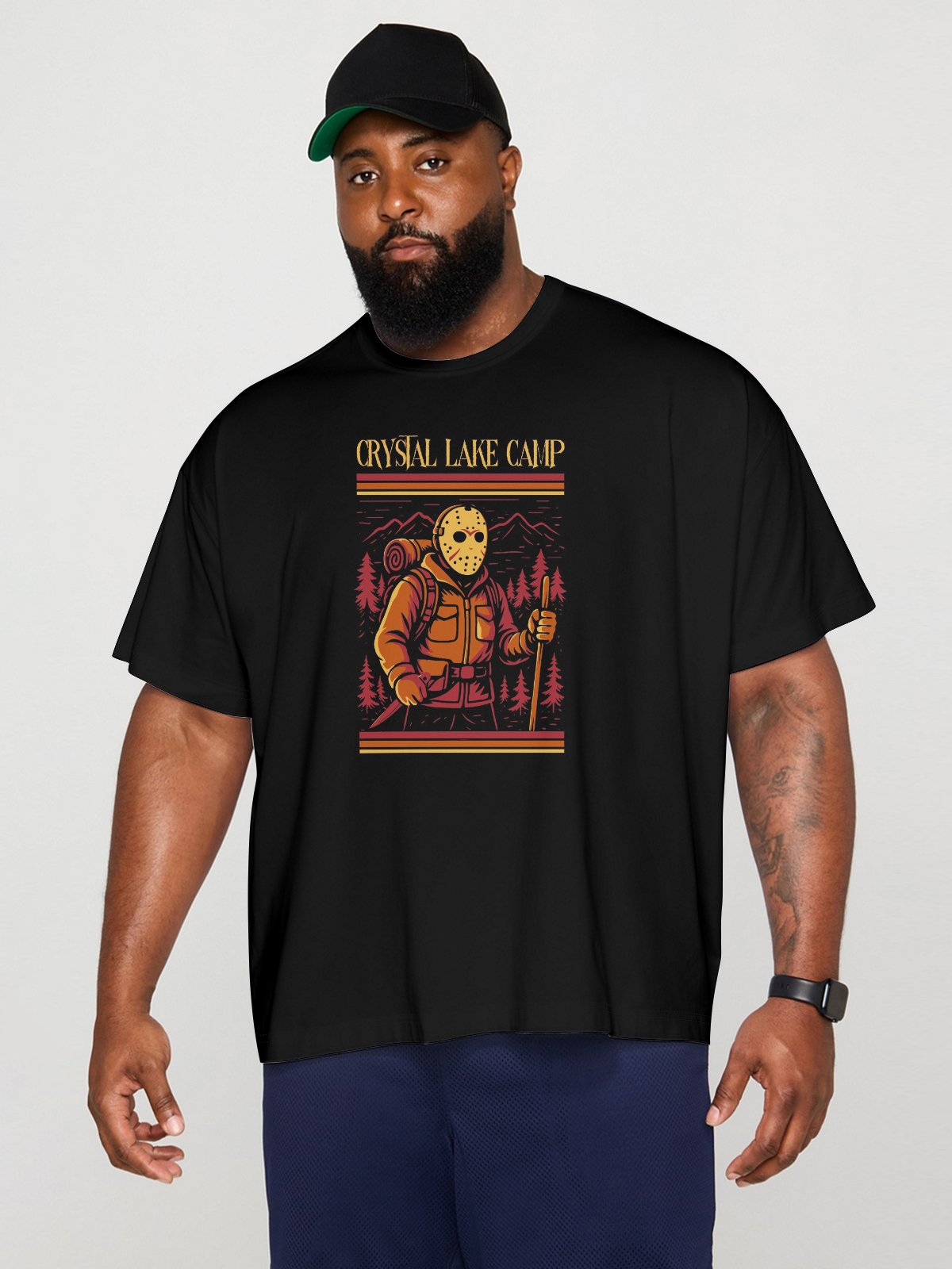 Hardaddy X Contatoeoli Studio Mens Mask Man Short Sleeve T-shirt Graphic Tee