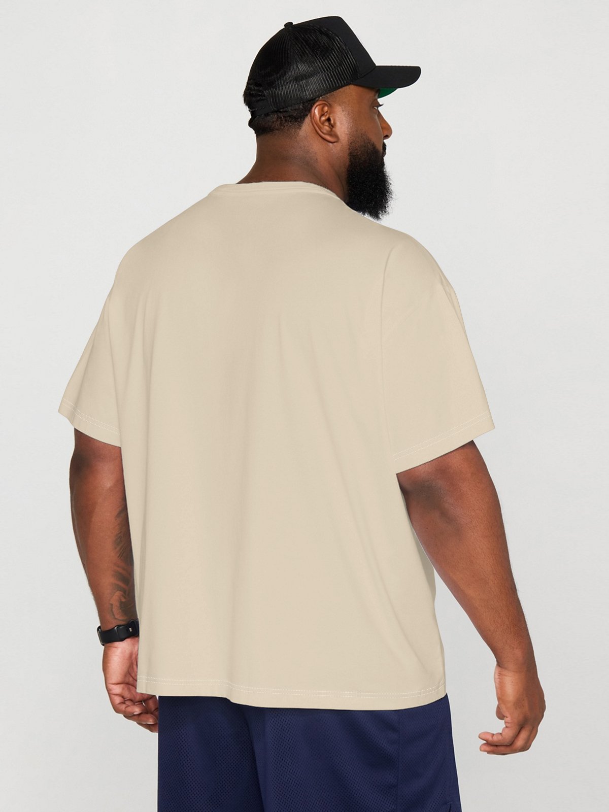 Hardaddy X Balazs Solti Men's Lion Short Sleeve T-shirt Graphic Tee