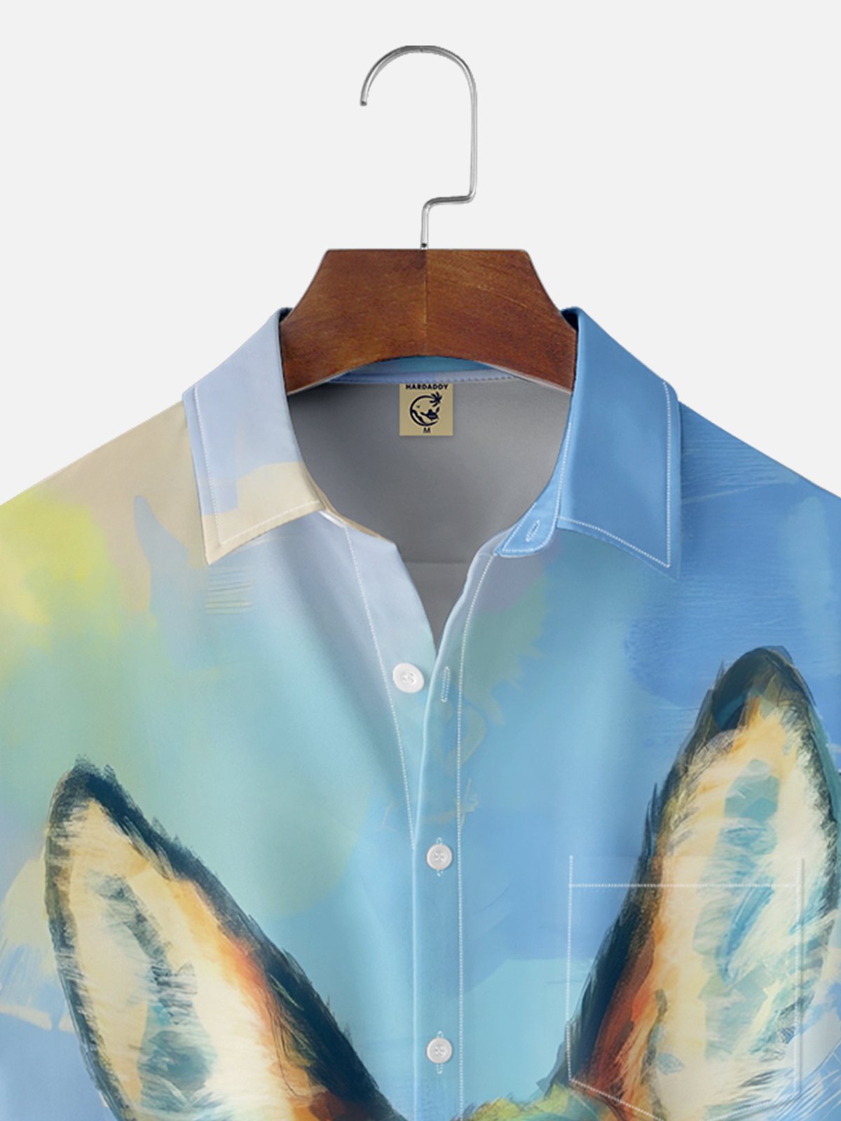 Moisture Wicking Funny Donkey Chest Pocket Hawaiian Shirt