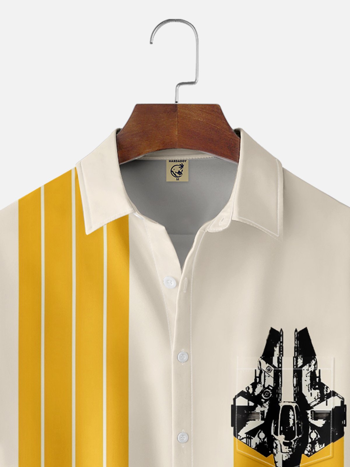 Moisture Wicking Star Fighter Chest Pocket Bowling Shirt
