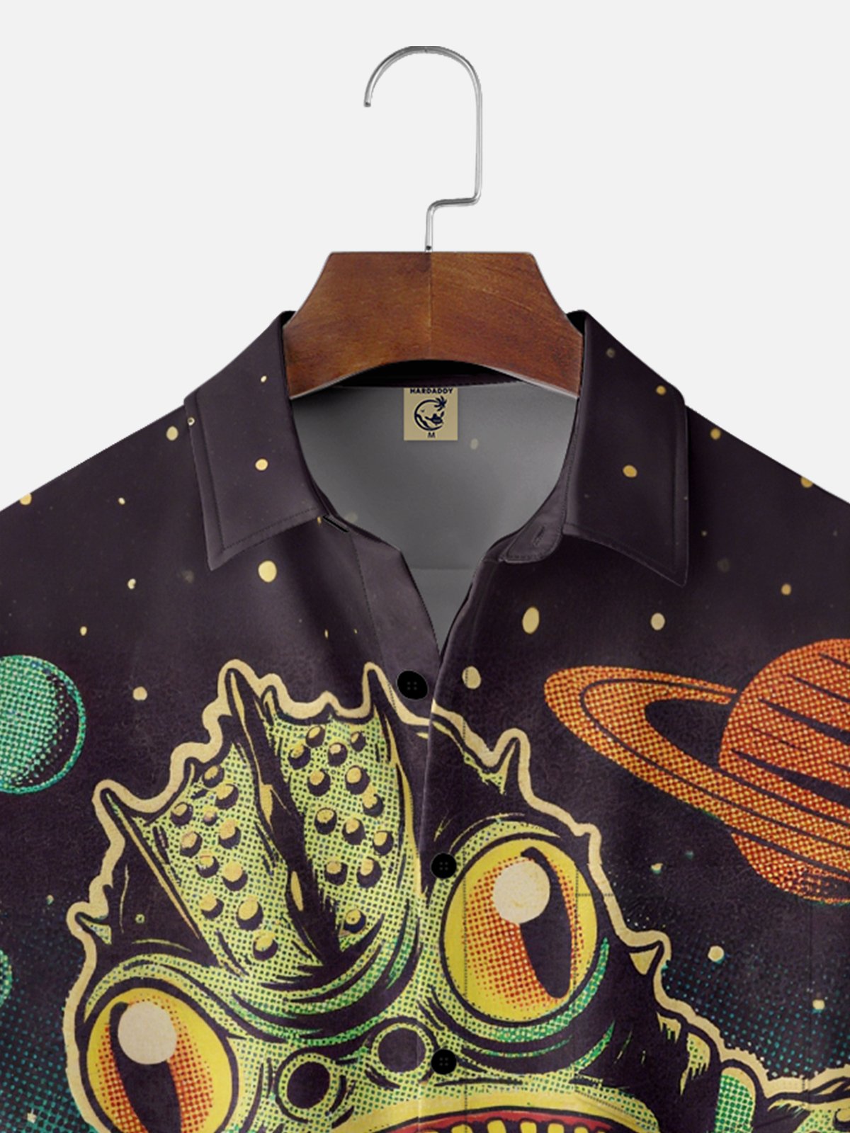 Moisture-Wicking Monster Universe Chest Pocket Hawaiian Shirt