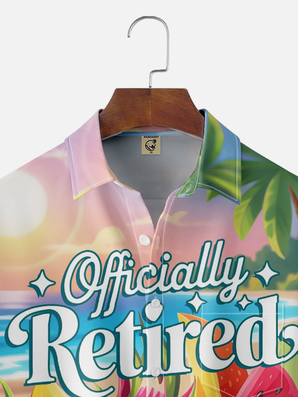 Moisture-wicking Official Retired Fruits Chest Pocket Casual Shirt