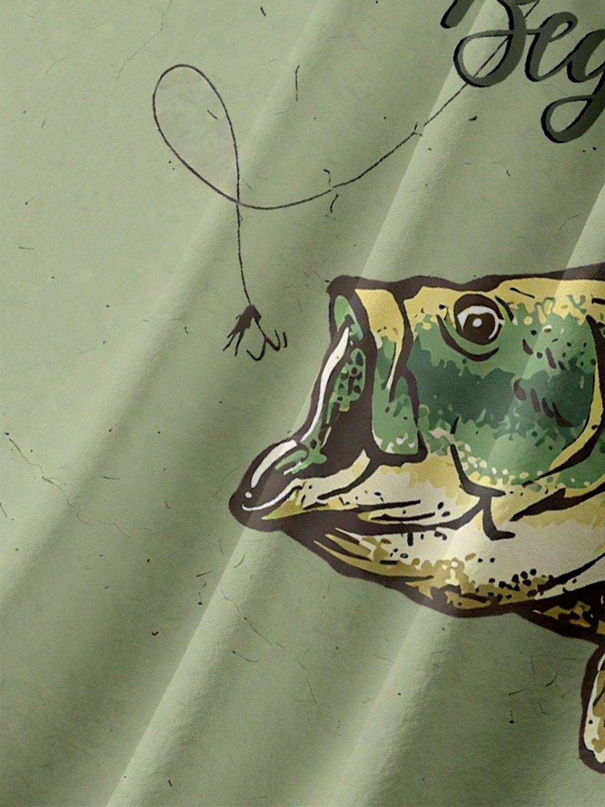 Moisture-wicking Retired Fishing Chest Pocket Casual Shirt