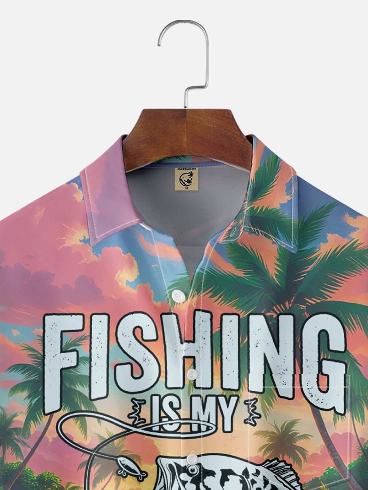 Moisture-wicking Retired Fishing Chest Pocket Casual Shirt