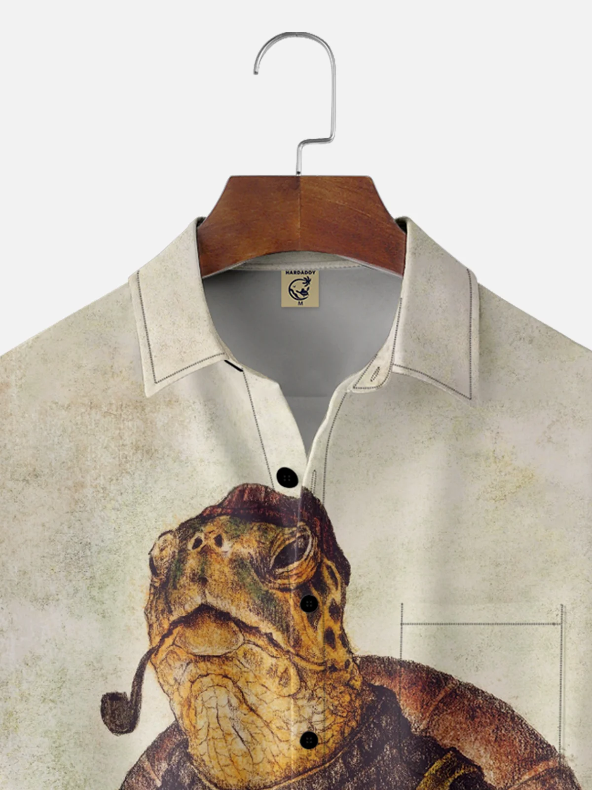 Hardaddy x Mikekoubou Moisture Wicking Artwork Sea Turtle Chest Pocket Hawaiian Shirt