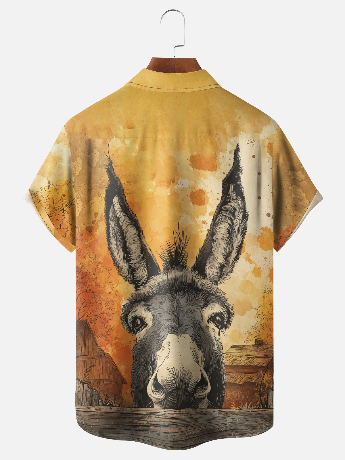 Moisture-wicking Donkey Chest Pocket Casual Shirt