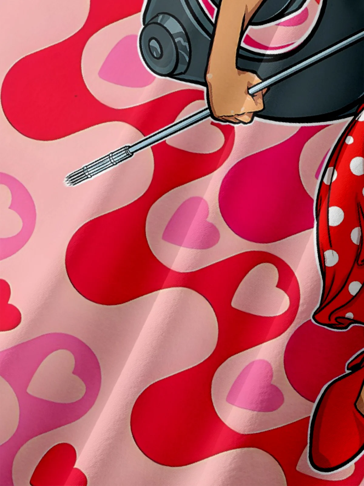 Hardaddy x John Nelson Moisture-wicking Vintage Nurse Art Illustration Chest Pocket Hawaiian Shirt