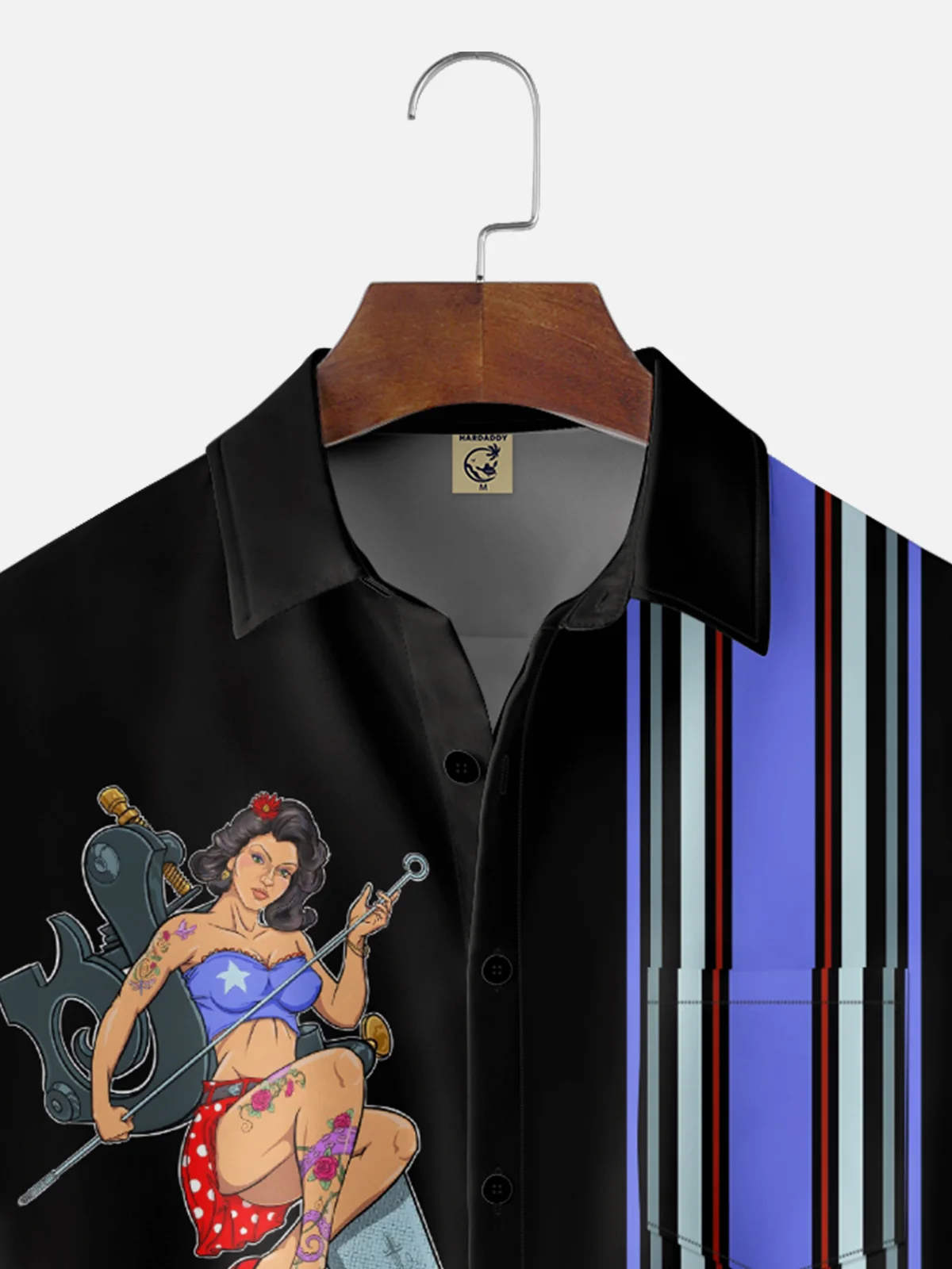 Hardaddy X John Nelson Moisture-wicking Beauty Chest Pocket Hawaiian Shirt