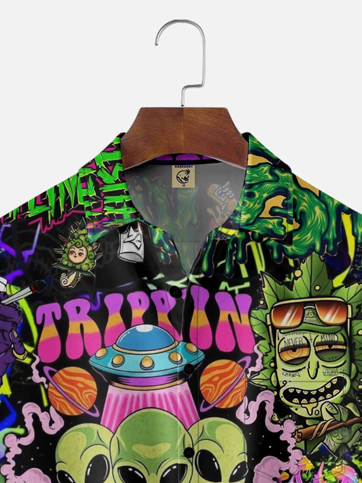 Moisture-wicking Alien Chest Pocket Casual Shirt