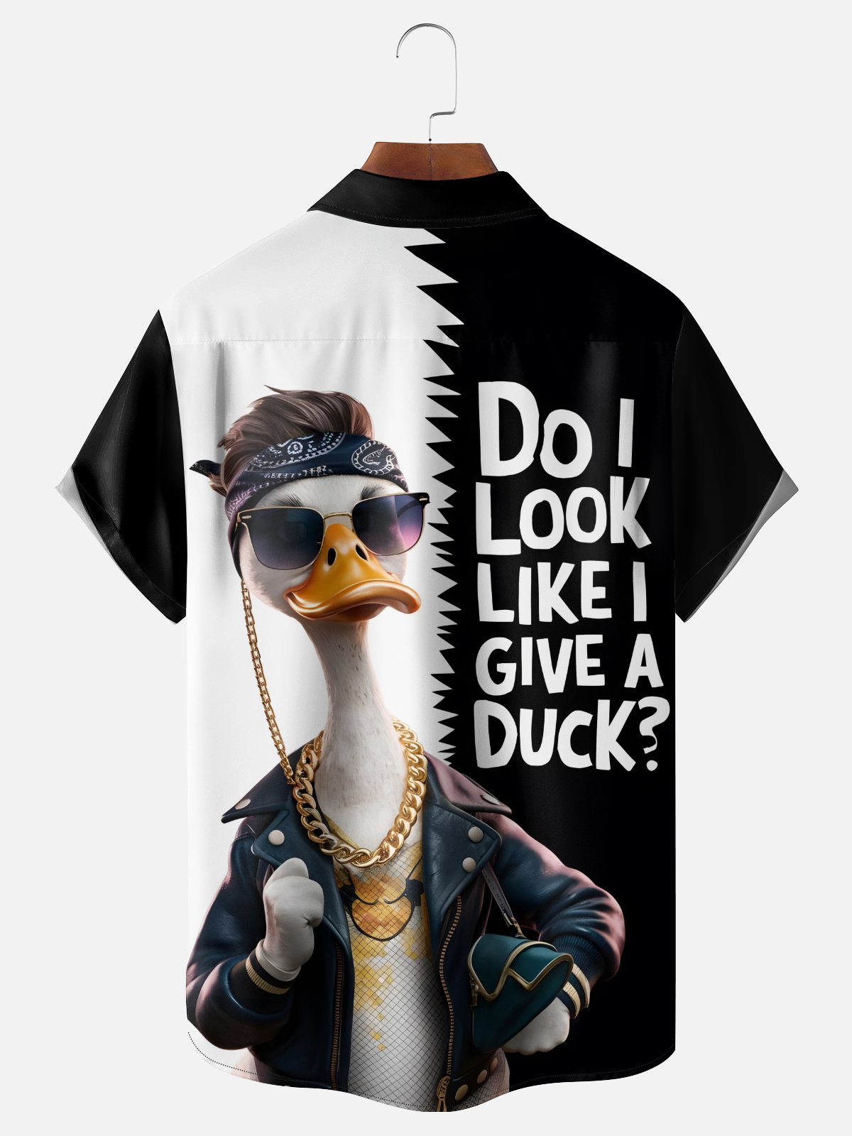 Moisture-wicking Do I Look Like I Give A Duck Chest Pocket Casual Shirt