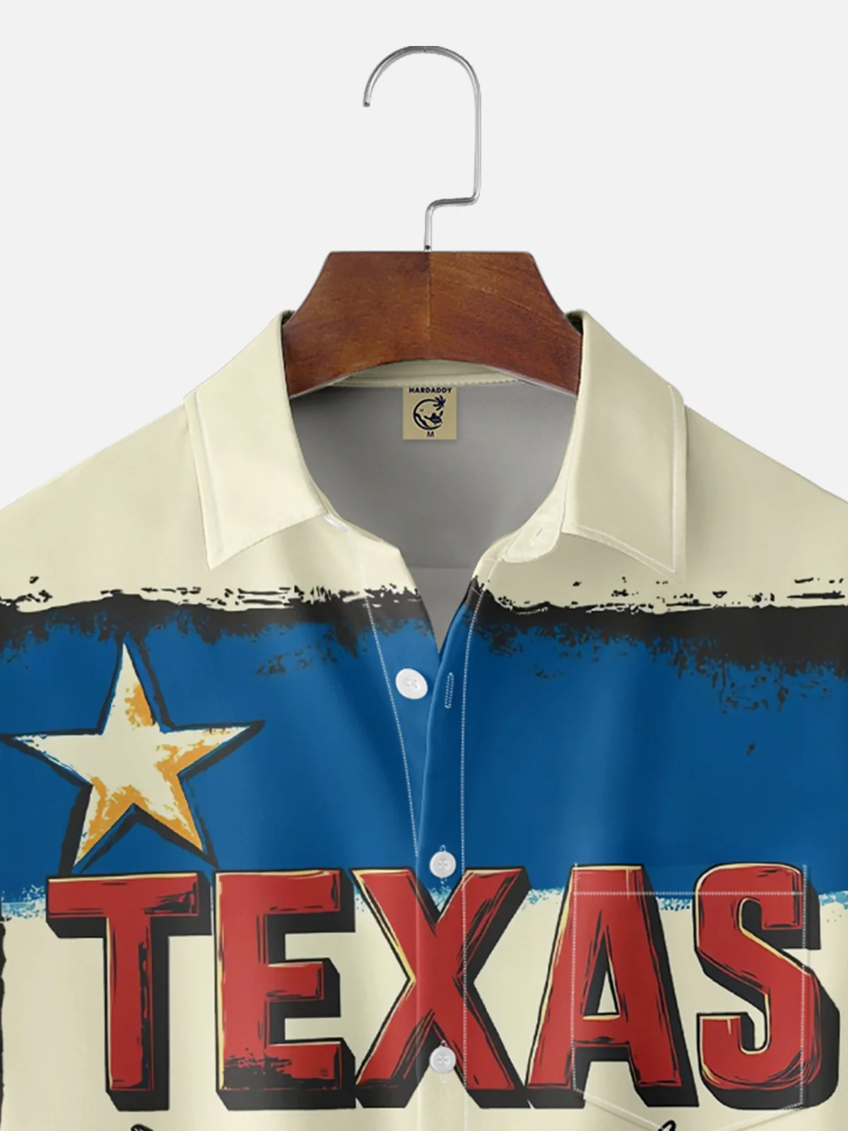 Moisture-wicking Texas Western Lamb Bones Chest Pocket Casual Shirt
