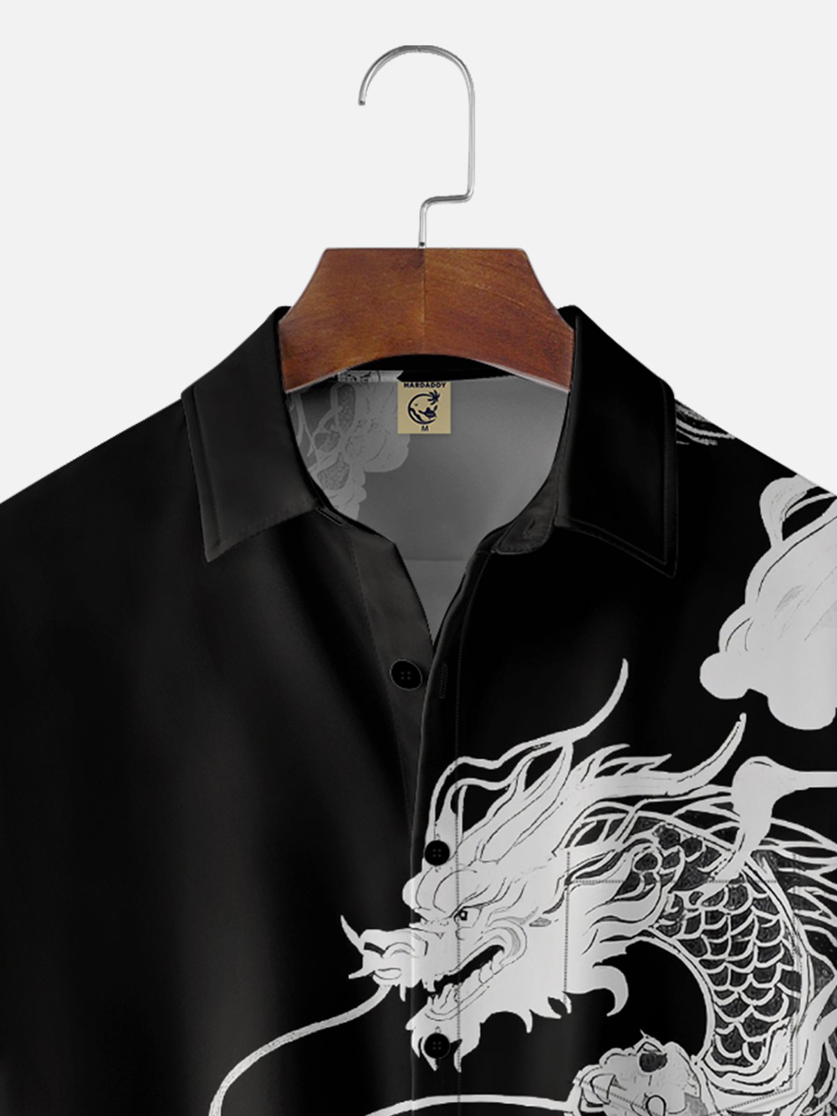 Moisture-wicking Dragon Chest Pocket Casual Shirt