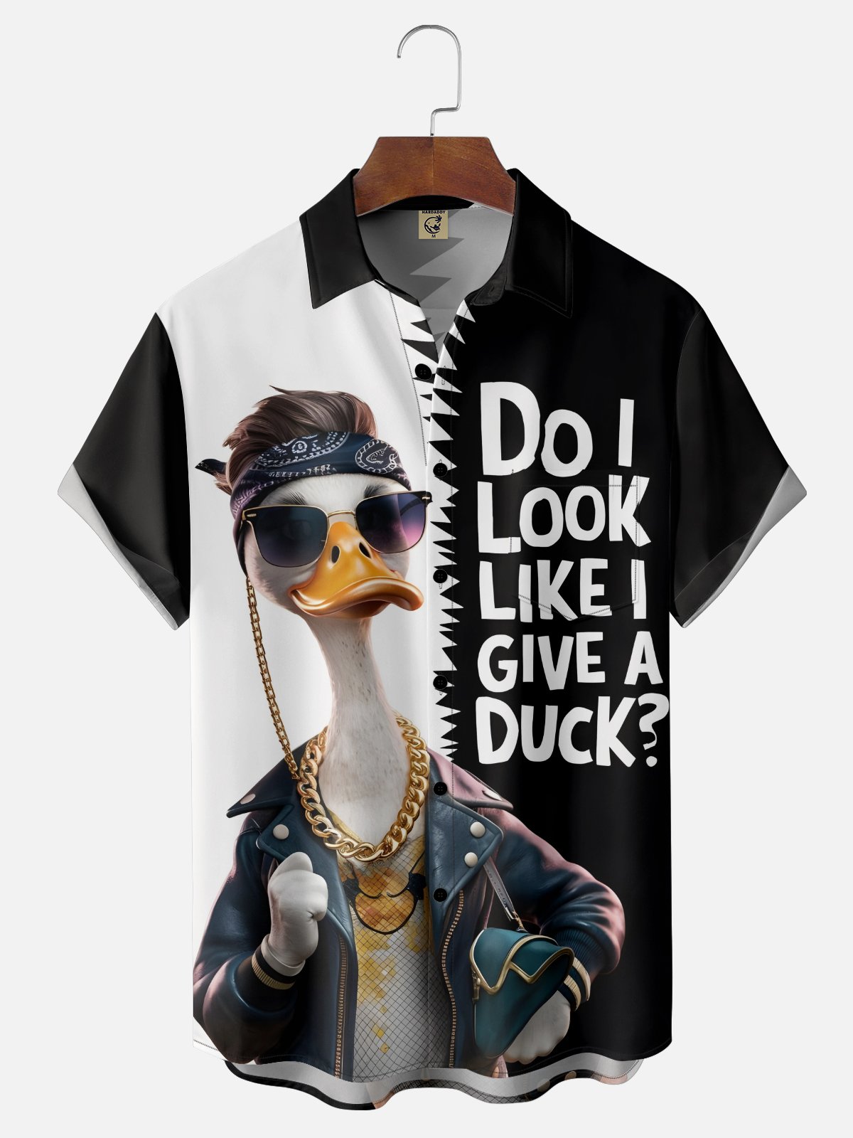 Moisture-wicking Do I Look Like I Give A Duck Chest Pocket Casual Shirt