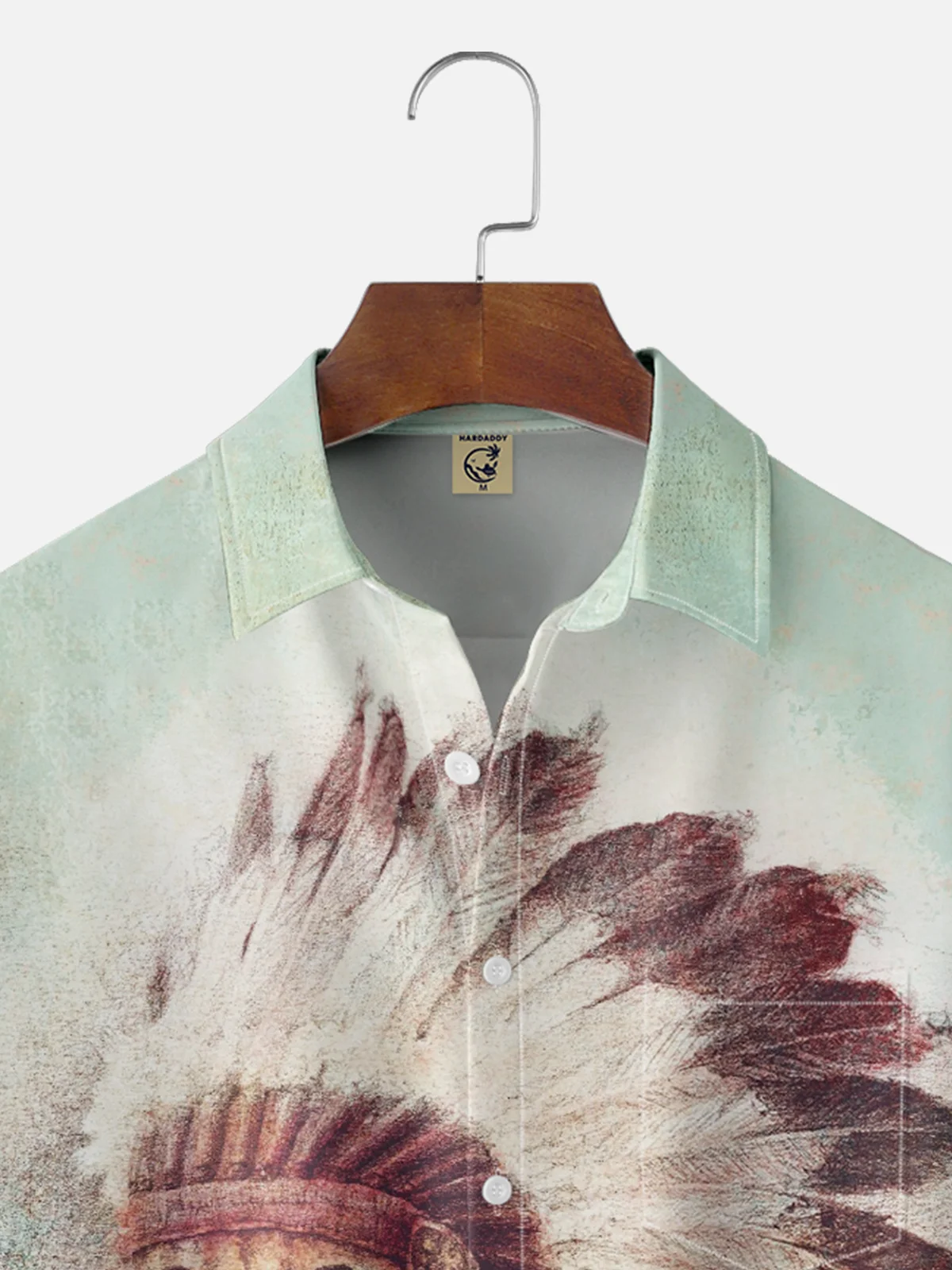 Hardaddy X Mikekoubou Moisture-wicking National Lion Chest Pocket Hawaiian Shirt