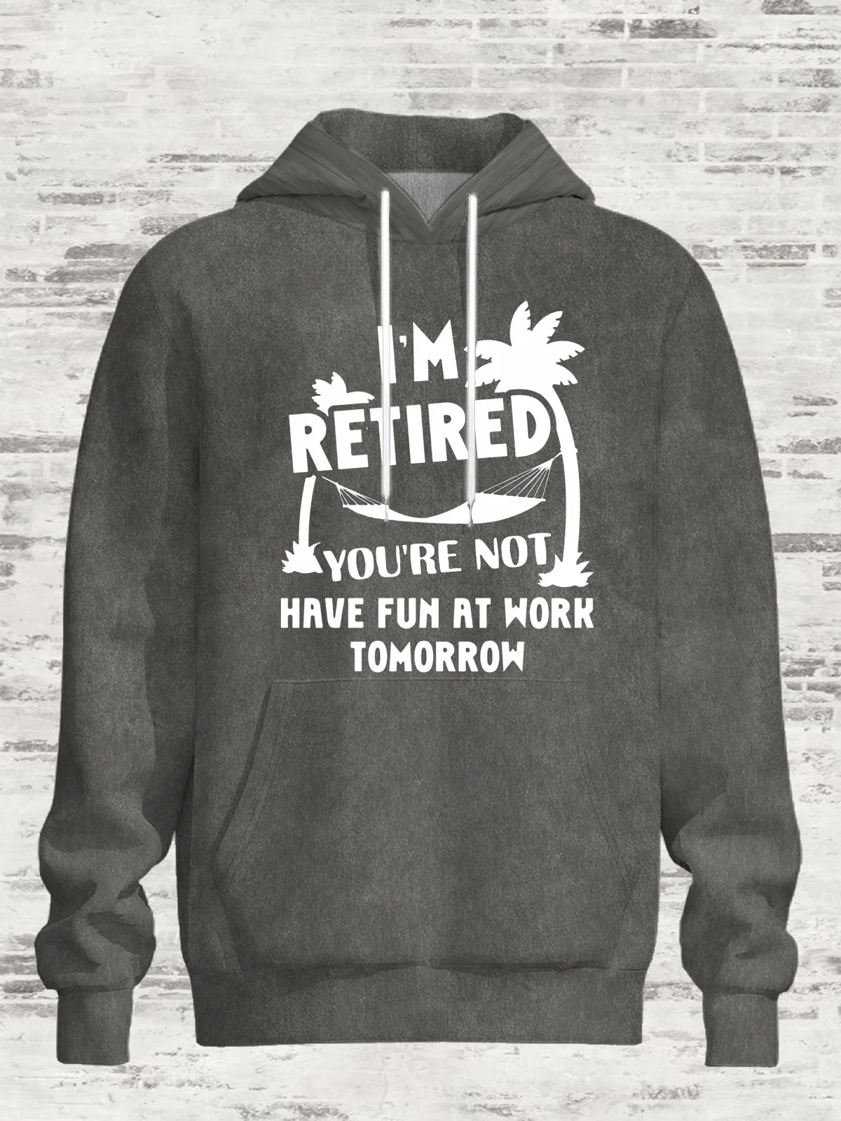 Retirement Time Casual Hoodie Sweatshirt