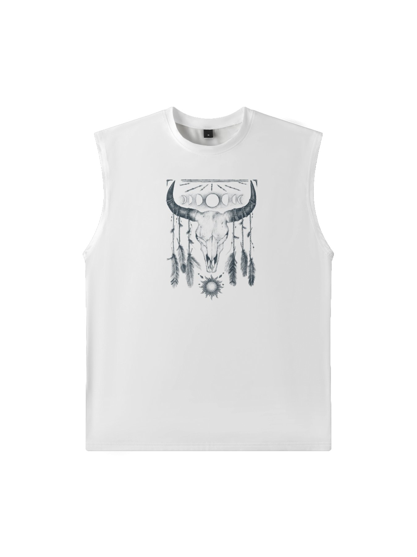 Hardaddy X Mikekoubou Mens Crewneck Tank Tops Rodeo Beach Sleeveless Shirt
