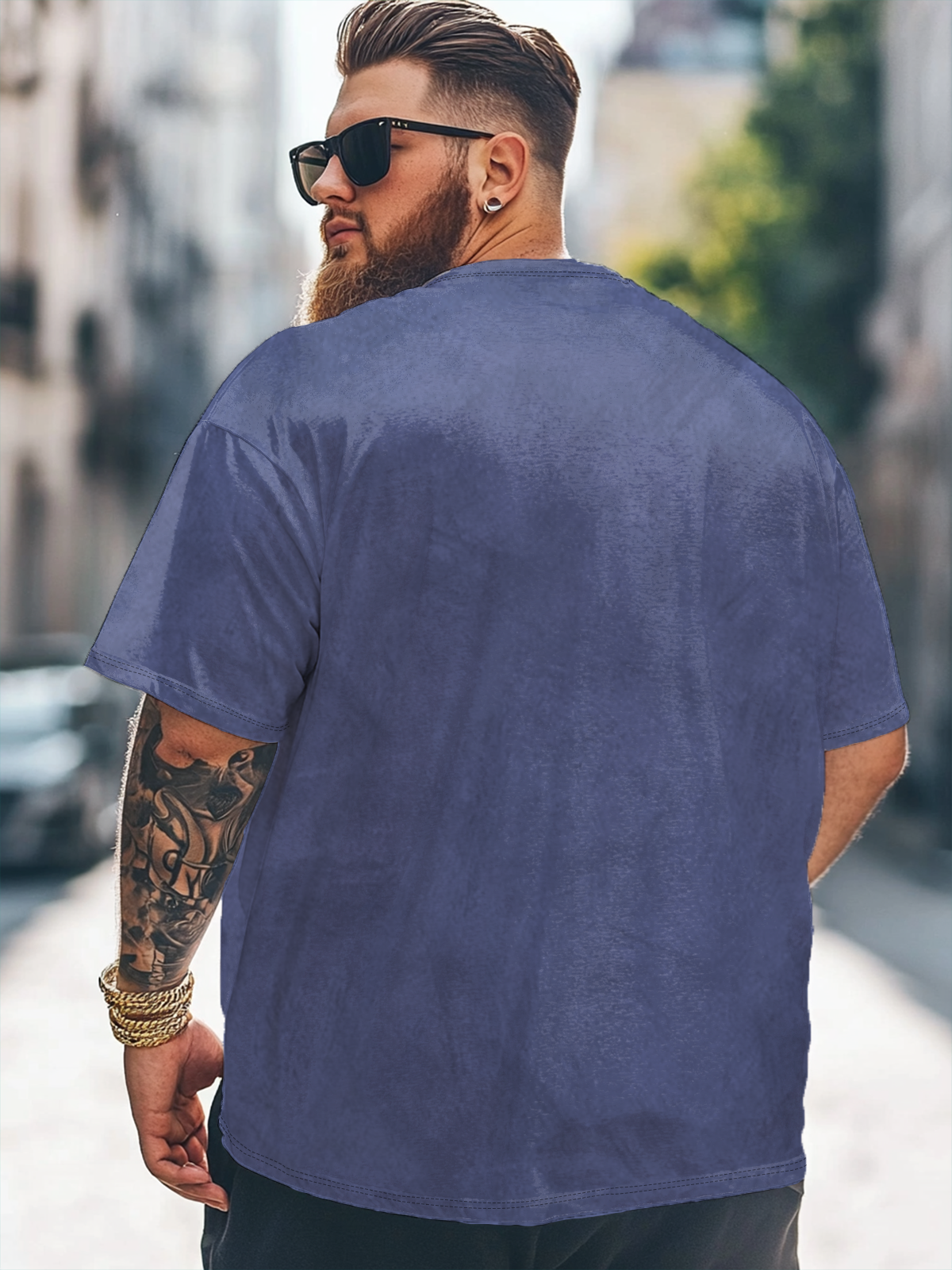 Big Size Men's Trump "Make Fantasy Football Great Again" Loose T-shirt