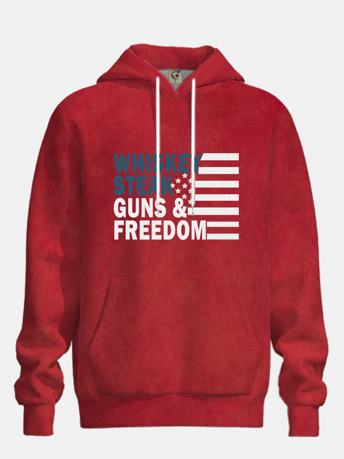 Hardaddy X Mikekoubou Whiskey Steak Guns & Freedom Casual Hoodie Sweatshirt