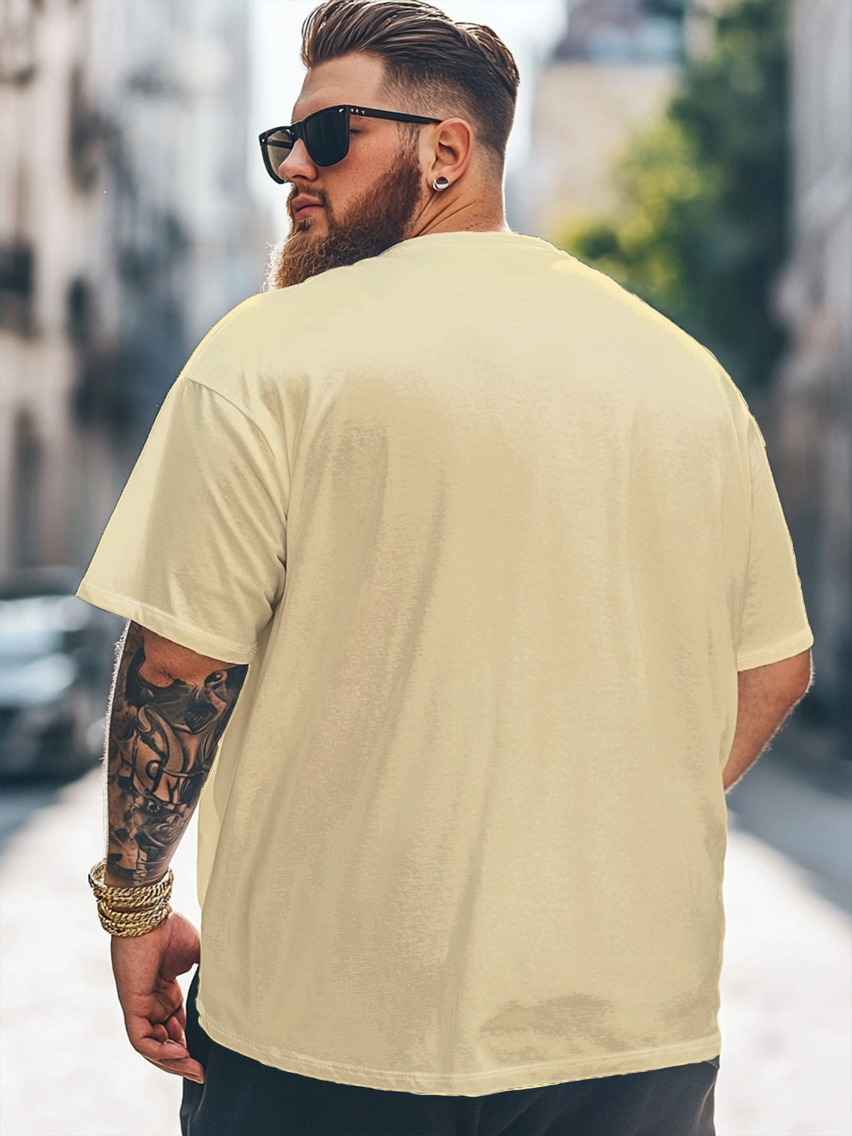 Big Size Men's Trump "Big and Beautiful" Loose T-shirt