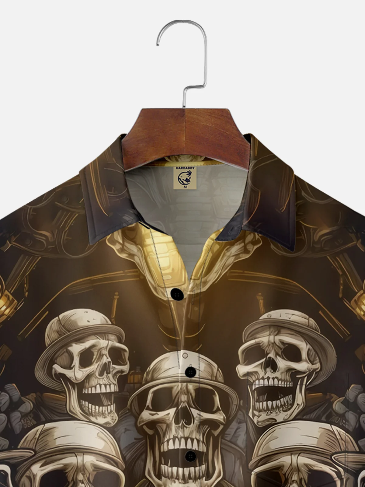 Moisture-wicking Oktoberfest Skeleton Beer Carnival Chest Pocket Casual Shirt