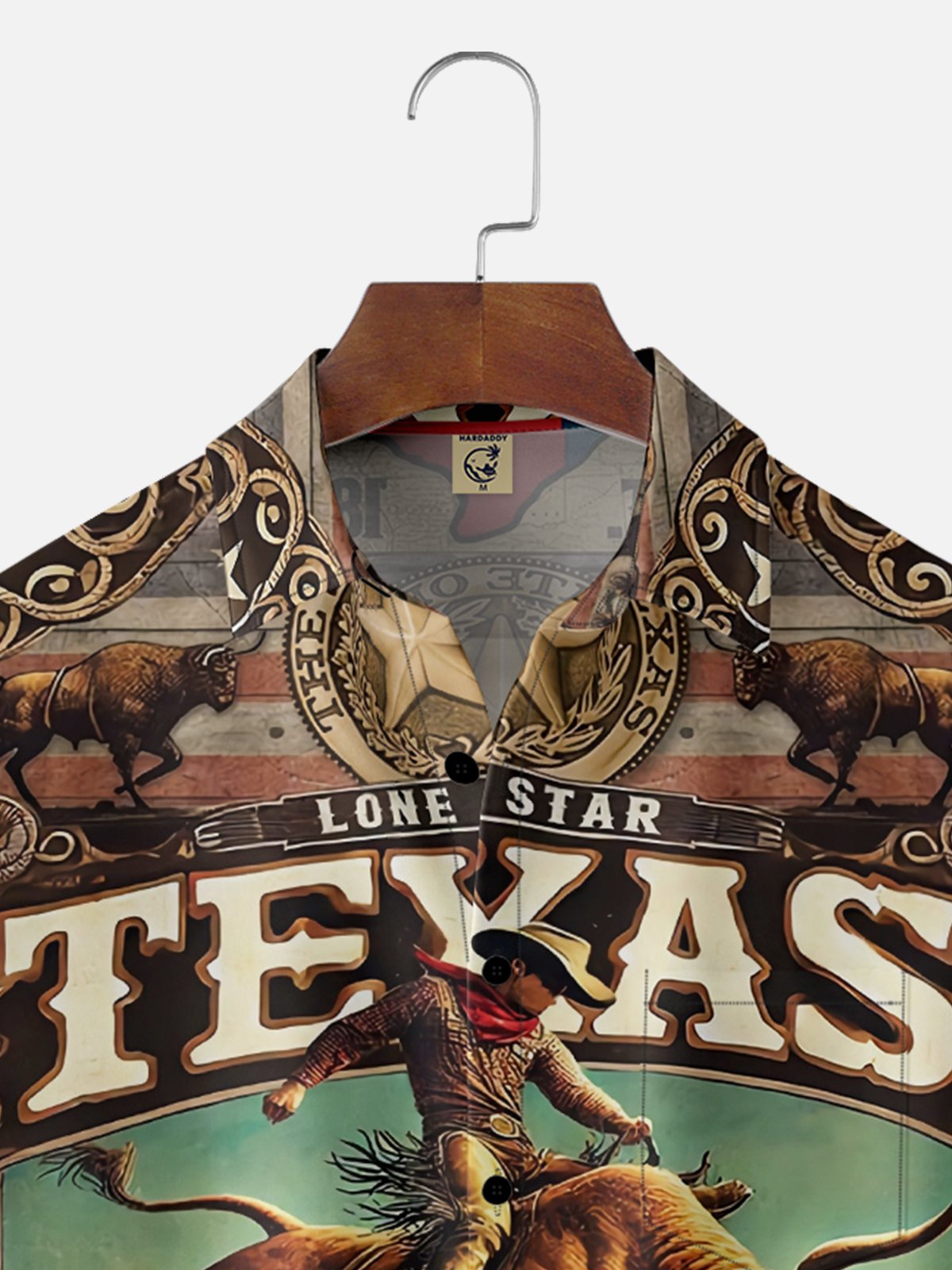 Moisture-wicking Texas Rodeo Western Cowboy Chest Pocket Casual Shirt