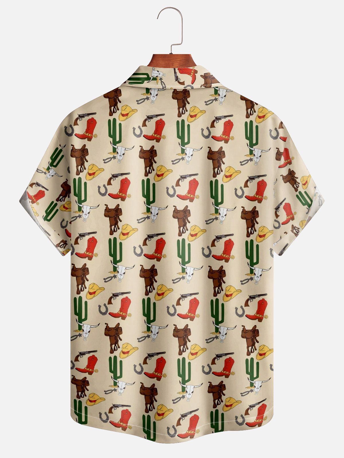 Moisture-wicking Western Rodeo Resort Shirt