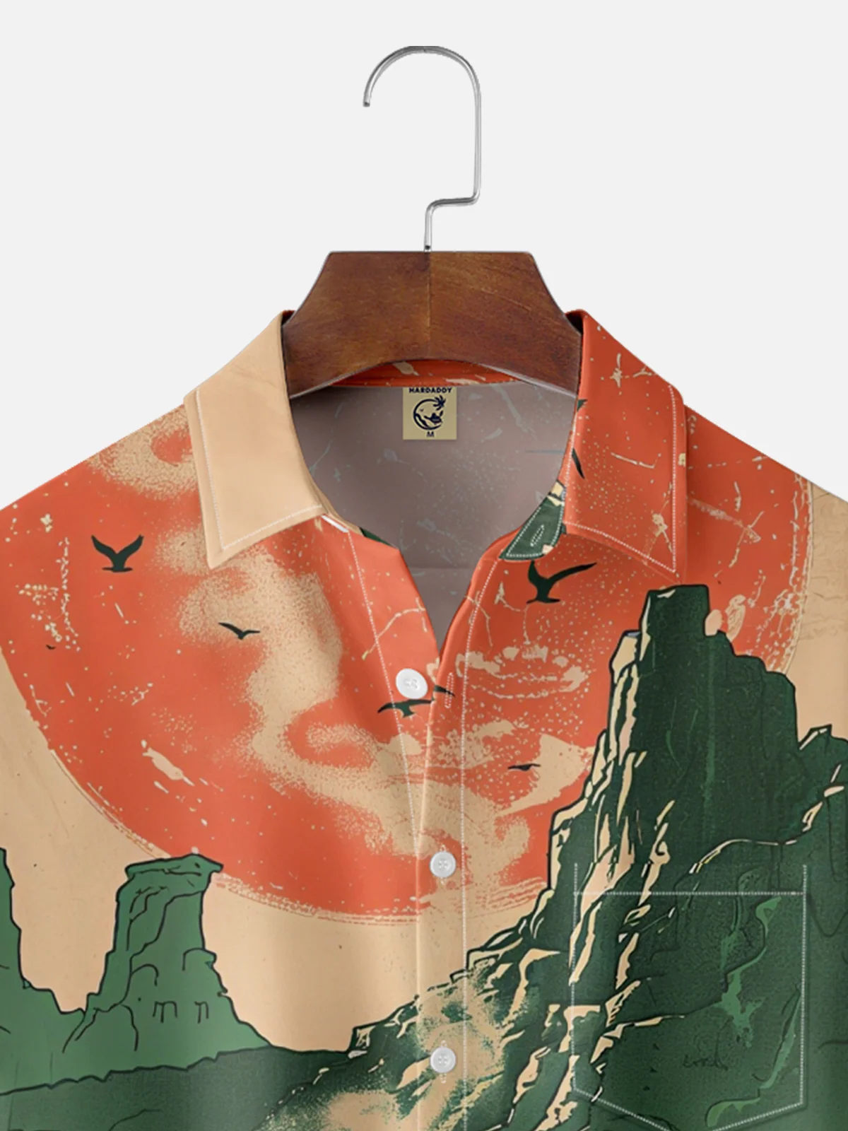 Moisture-wicking Western Cowboy Chest Pocket Casual Shirt