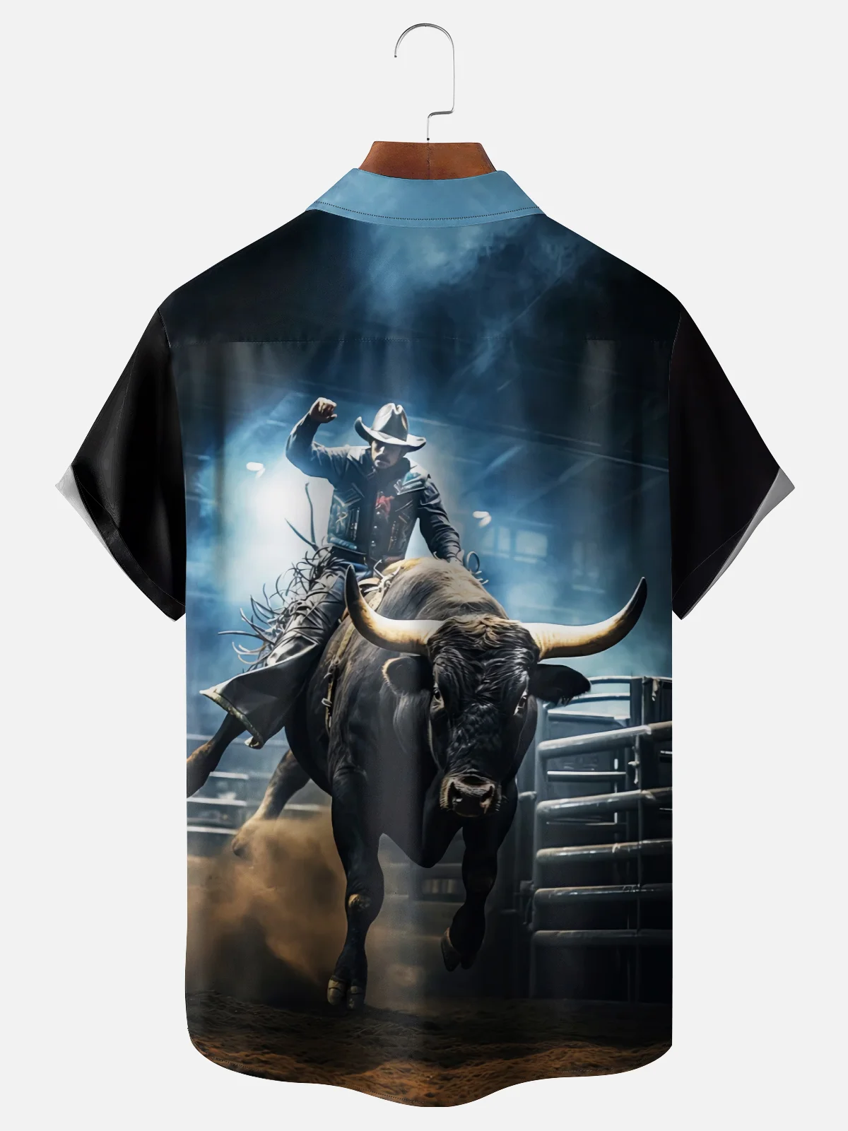 Moisture-wicking Western Cowboy Rodeo Chest Pocket Casual Shirt