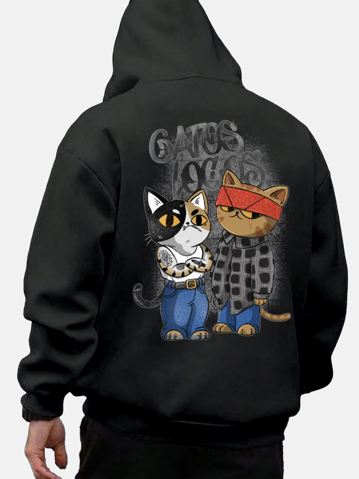 Cool Cat Casual Hoodie Sweatshirt