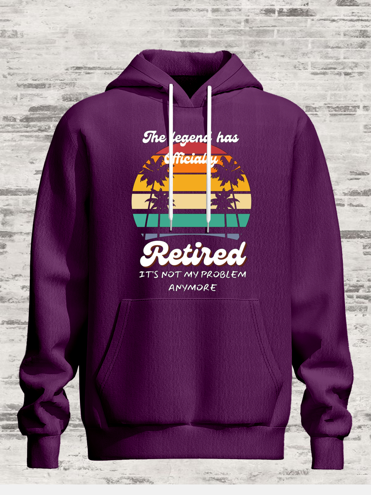 Retirement Time Casual Hoodie Sweatshirt
