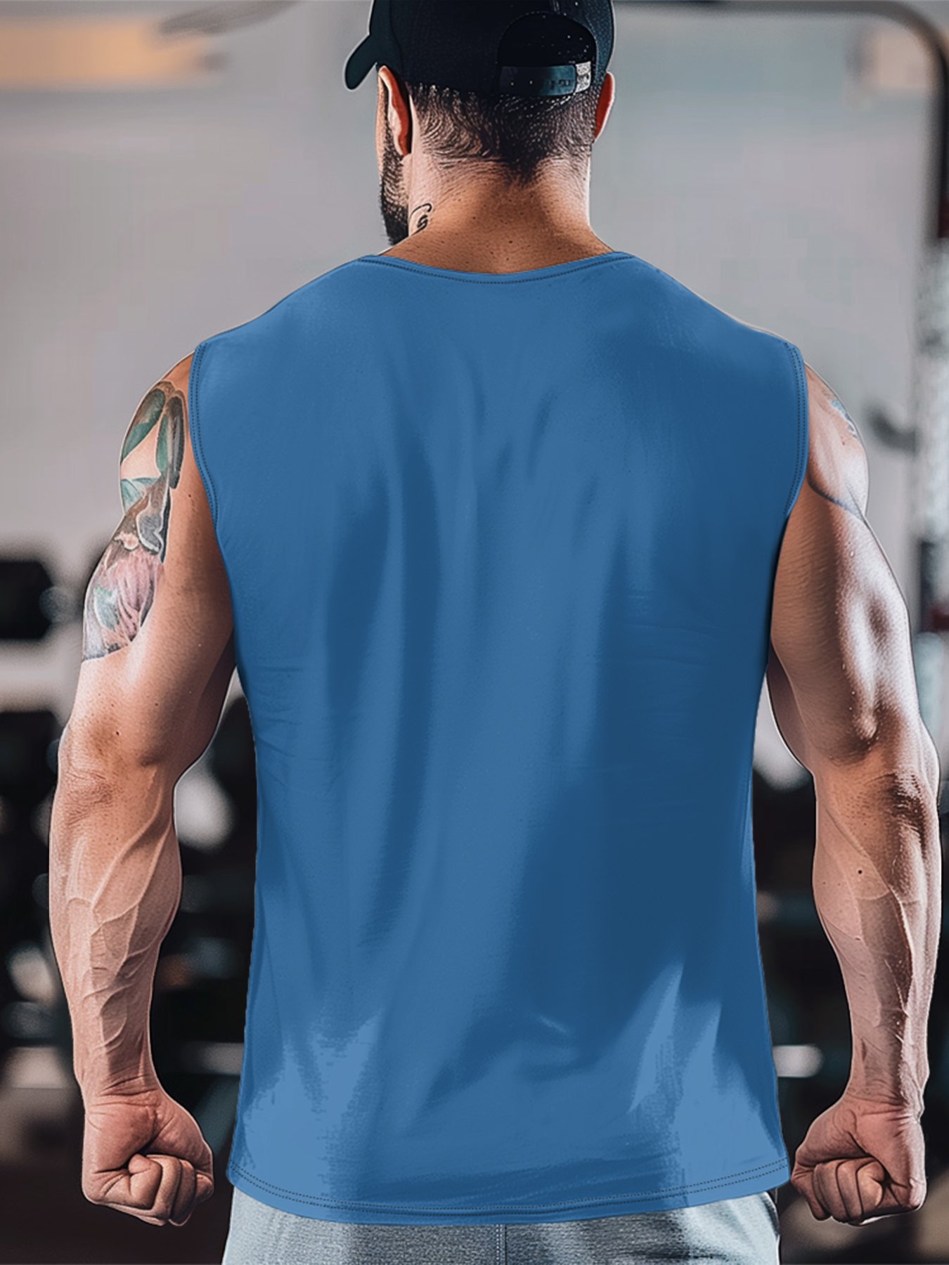 Mens Crewneck Tank Tops Keep Rollin Beach Sleeveless Shirt