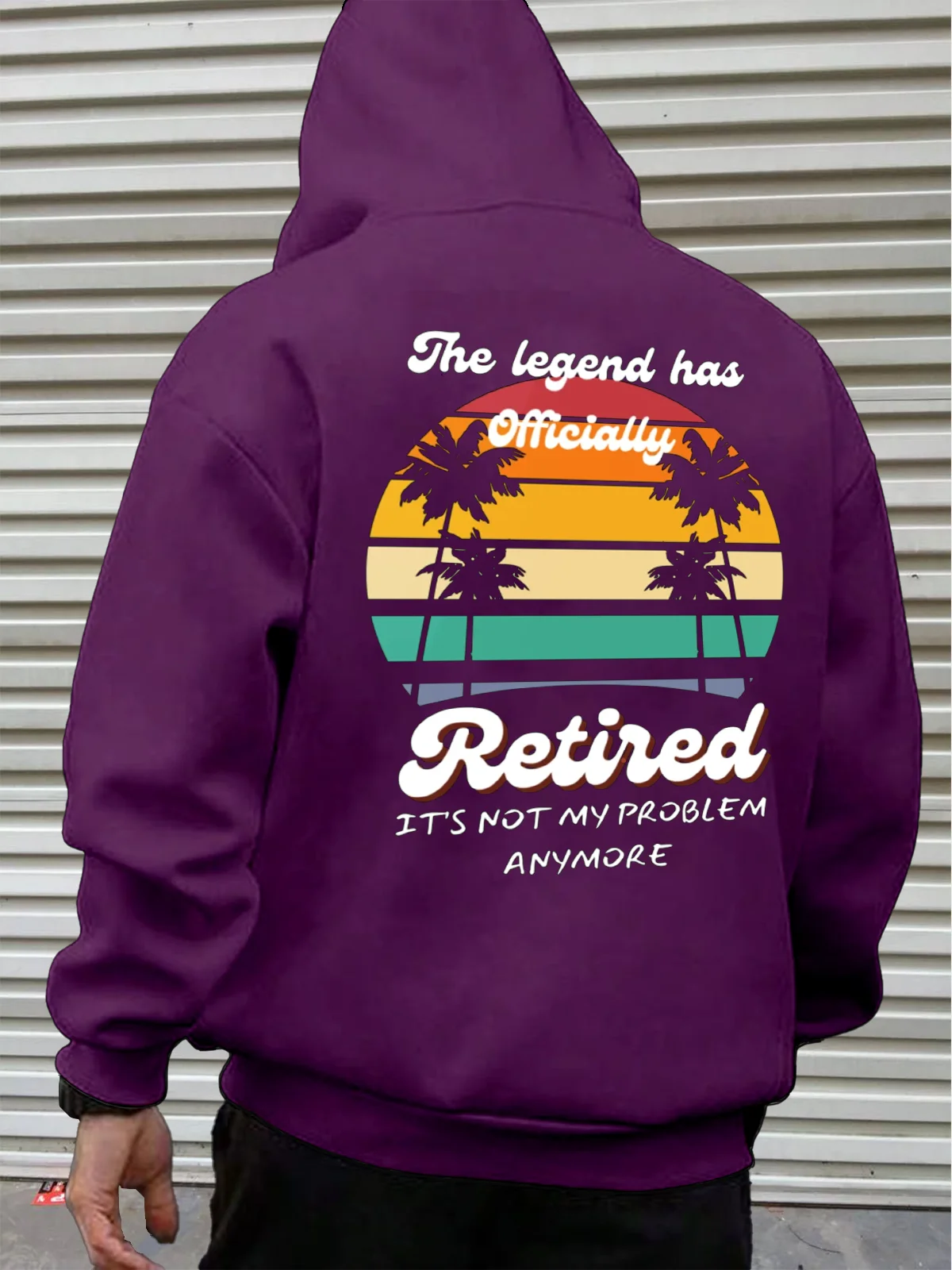 Retirement Time Casual Hoodie Sweatshirt