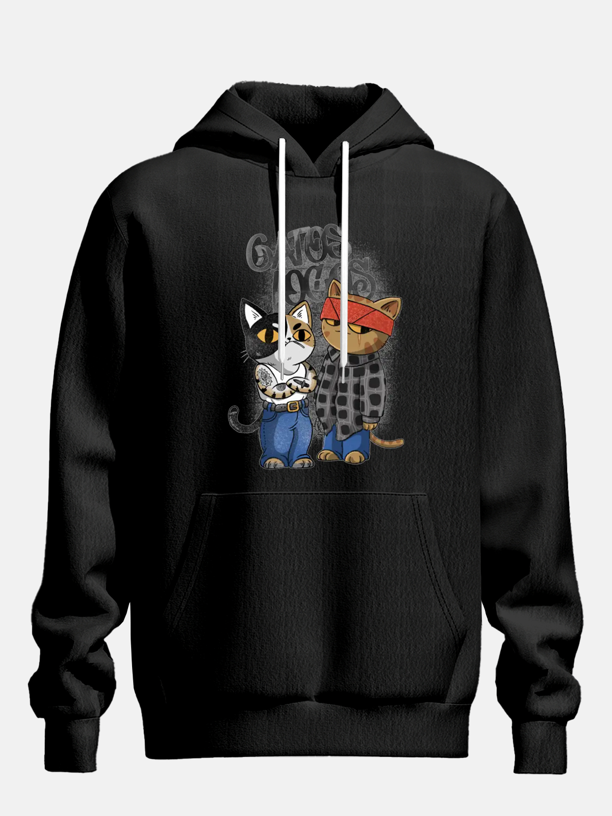 Cool Cat Casual Hoodie Sweatshirt